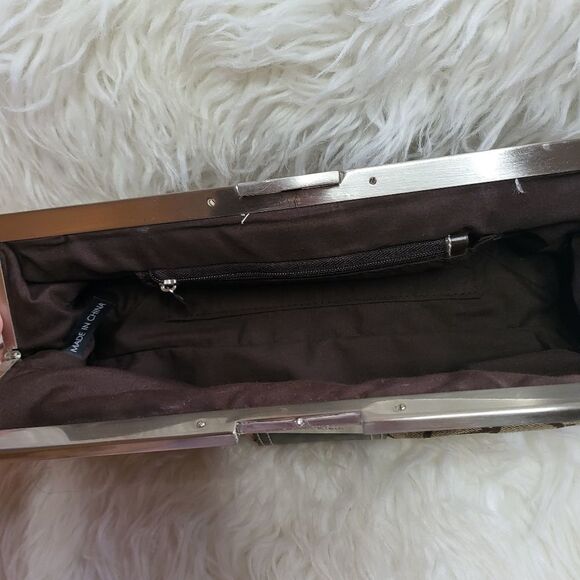 Calvin Klein Signature Jacquard Logo Small Clutch Purse - Picture 5 of 6